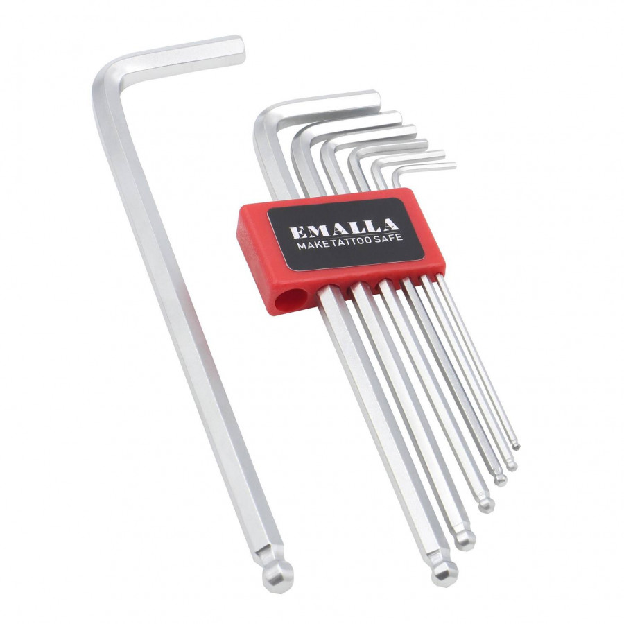 Набор шестигранных ключей из стали TA-3213A (7 шт.)